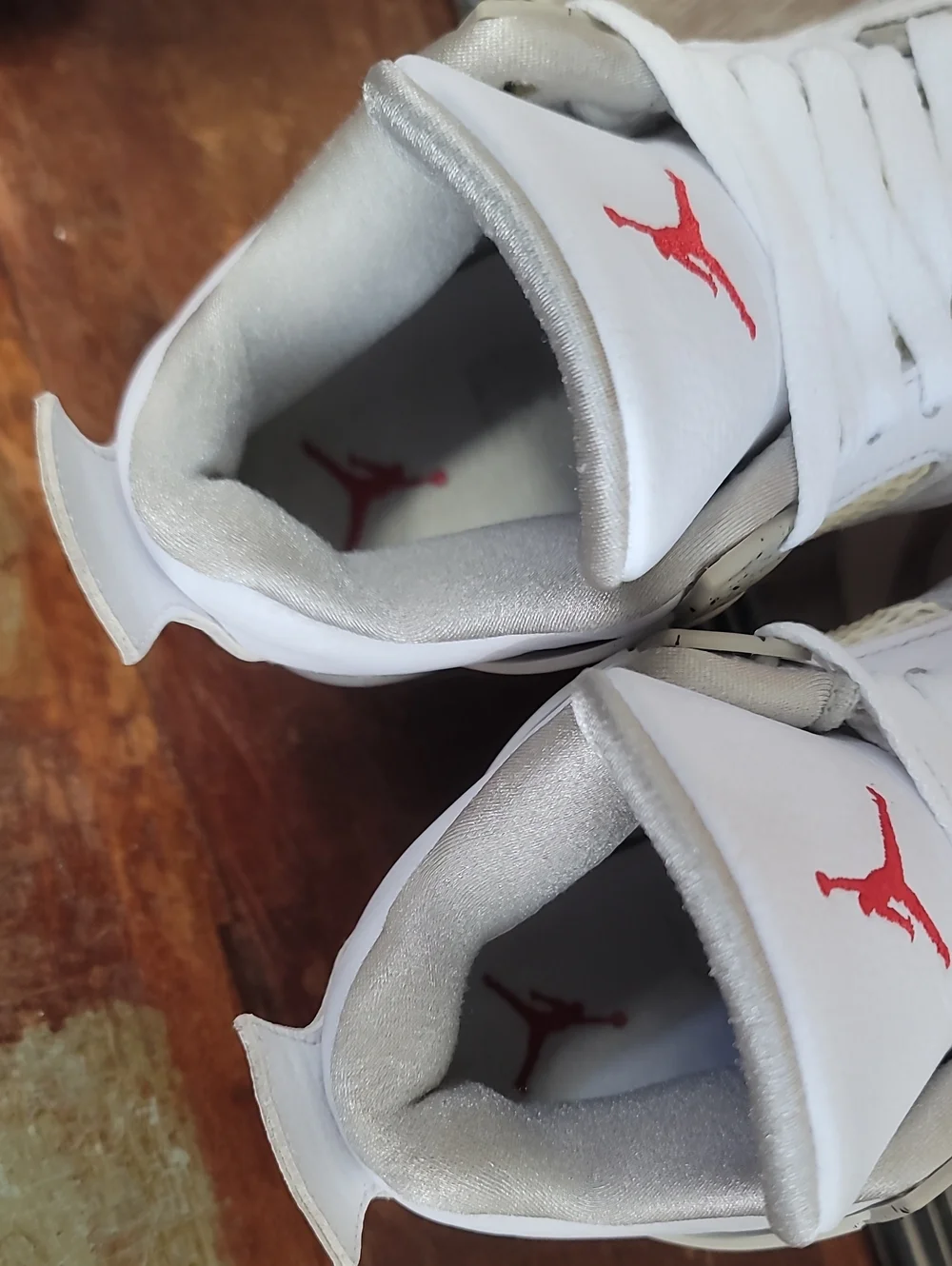 Nike Air Jordan 4 Retro 'White Oreo' Wmns 5.5 Good Condition, Fast Shipping.